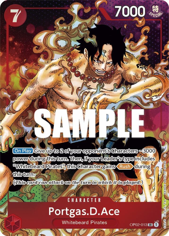 Portgas D. Ace card