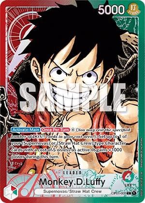 Monkey D. Luffy card
